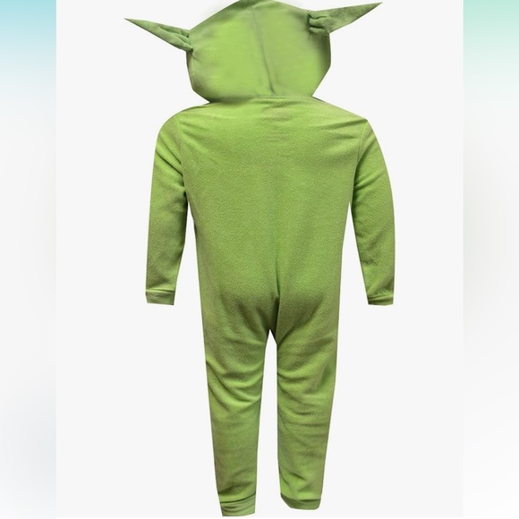 Star Wars Grogu Hooded Onesie Pajama Size 6 - Picture 2 of 5